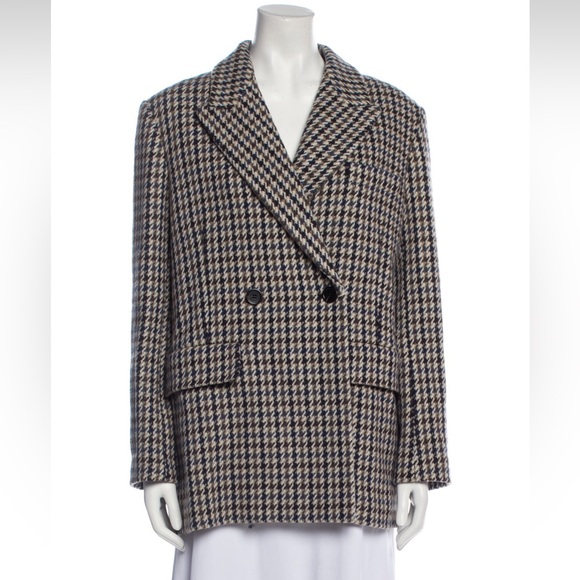 Maje Golda houndstooth coat - Picture 2 of 4